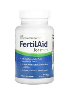 fairhaven health FertilAid for Men 90 Capsules 