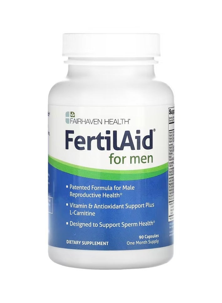 fairhaven health FertilAid for Men 90 Capsules 