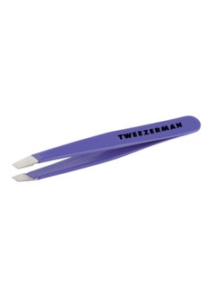 Tweezerman Mini Slant Travel Tweezers For Eyebrows, Travel Tweezers for Eyebrows, Facial Hair, Ingrown Hair (Blooming Lilac)