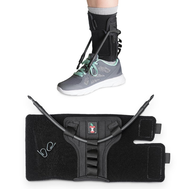 Core Products دعامة القدم FootFlexor لعلاج سقوط القدم للمشي، دعامة كاحل ناعمة للرجال والنساء - متوسطة/كبيرة - Image 1