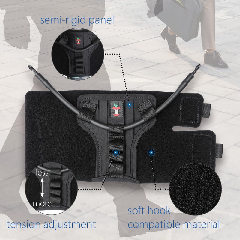 Core Products دعامة القدم FootFlexor لعلاج سقوط القدم للمشي، دعامة كاحل ناعمة للرجال والنساء - متوسطة/كبيرة - Image 3