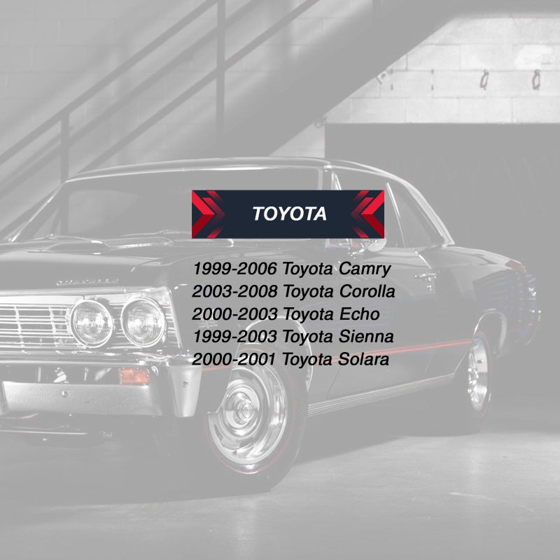 USARemote غطاء مفتاح عن بعد بدون مفتاح ومفتاح فوب يناسب تويوتا 1999-2001 كامري / 2003-2008 كورولا / 1998-2003 سيينا / 1999-2003 سولارا - Image 5