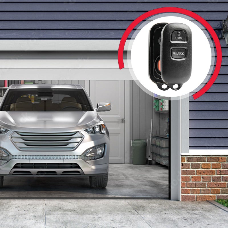 USARemote غطاء مفتاح عن بعد بدون مفتاح ومفتاح فوب يناسب تويوتا 1999-2001 كامري / 2003-2008 كورولا / 1998-2003 سيينا / 1999-2003 سولارا - Image 3