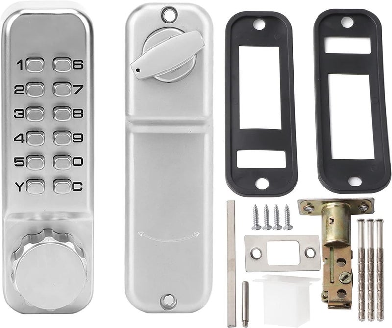 klarako Digital Door Lock Mechanical Keyless Entry Door Lock Password Combination Door Keypad Deadbolt Waterproof Code Door Lock for Home Office - Image 5