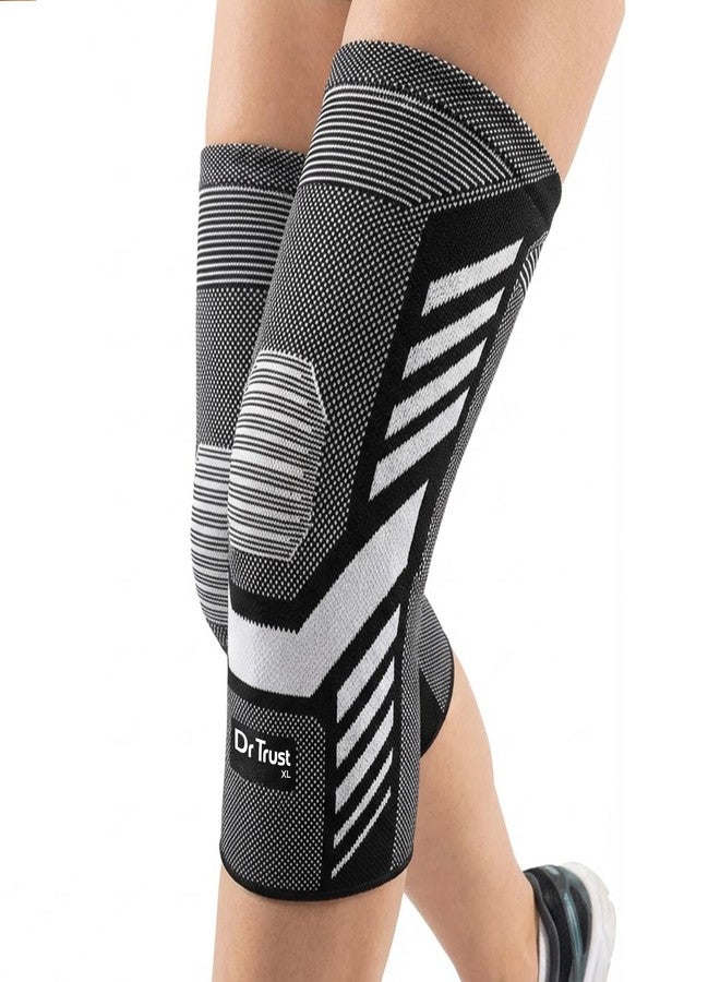 Dr Trust USA 4520 Knee Cap Pro for Knee Pain, Meniscus Tear, ACL Arthritis, Sports and Recovery Support, Advanced Compression Knee Sleeve for Joint Stability Recovery Knee Brace For Men and Women - Medium (1 Pair) - Image 1