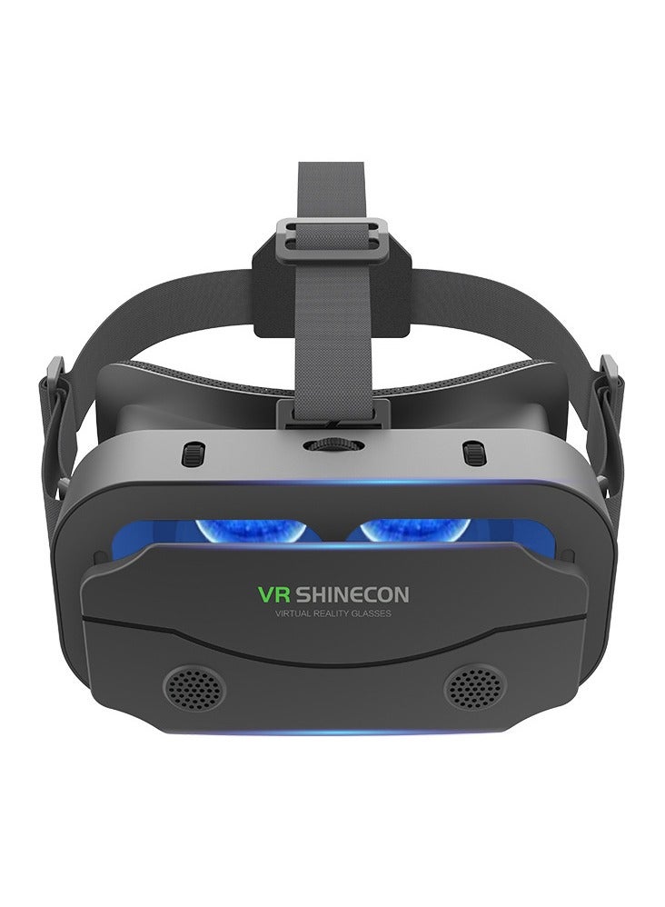 VR SHINECON Immersive VR Glasses for Smartphones – Virtual Reality Headset for 4.7-7.0 Inch Phones, 3D Movie & Gaming Experience, Adjustable Pupil & Focal Distance, 100° Wide View, Lightweight & Portable - Image 1