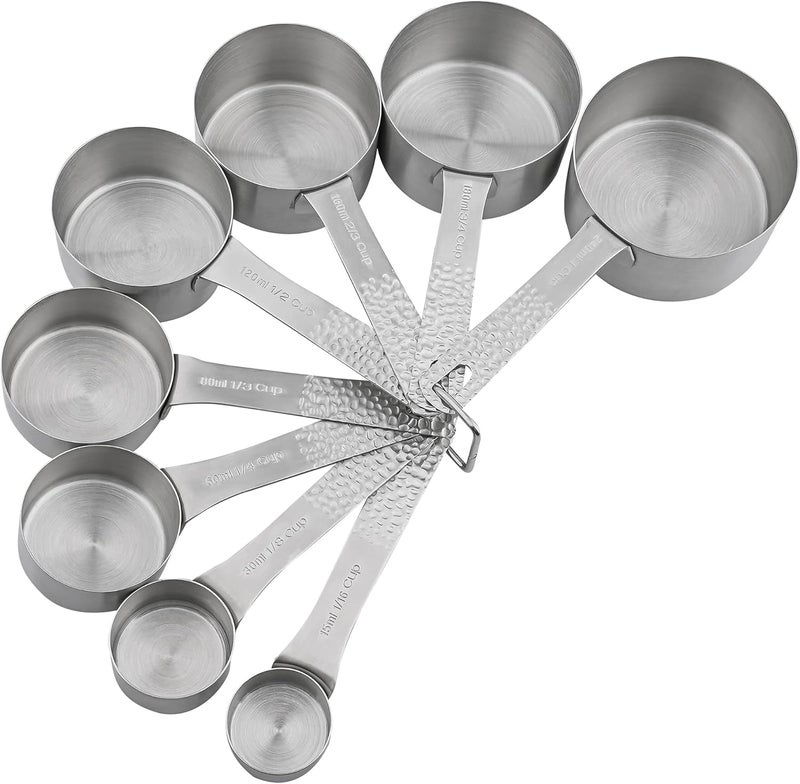 Smithcraft Measuring Cups, 18/8 Stainless Steel Measuring Cups Set of 8 for Baking or Kitchen Measure Tools - Image 1
