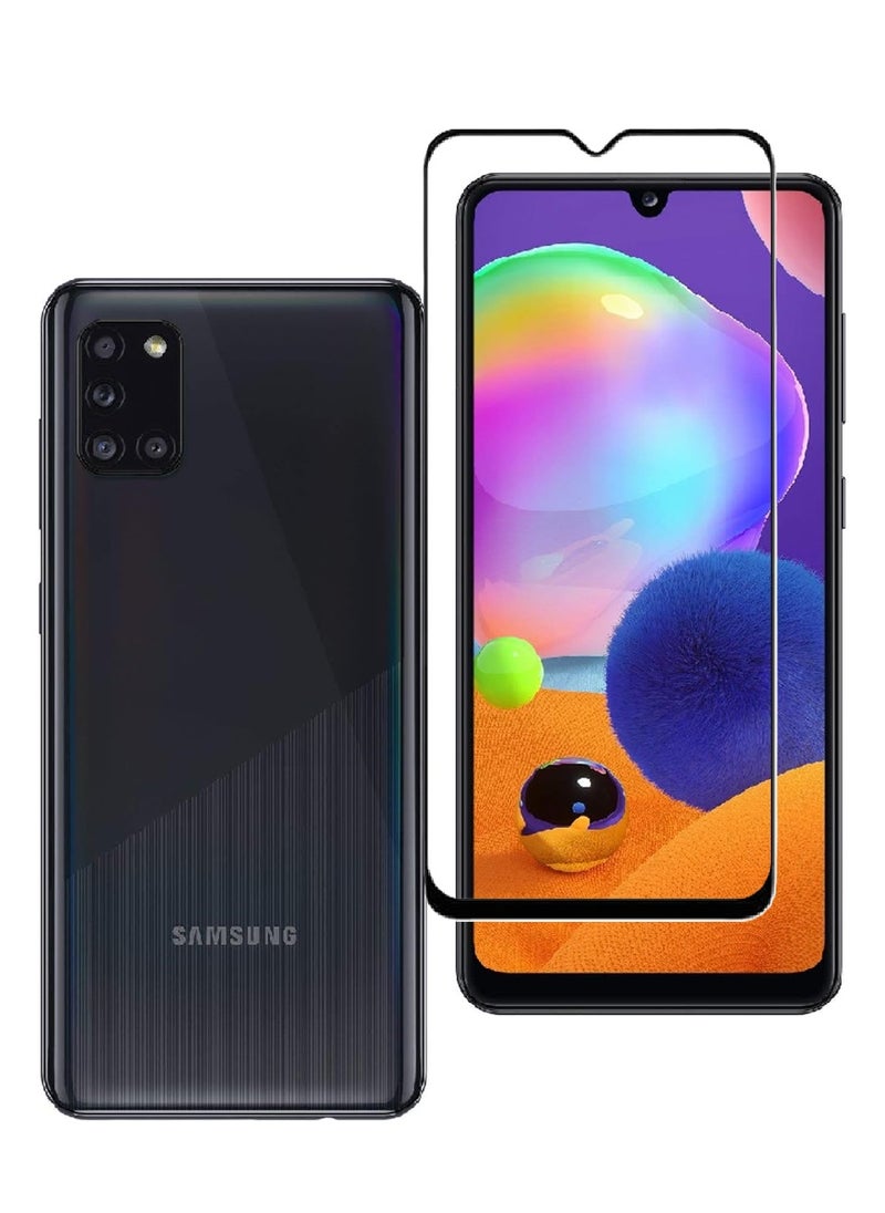 AINA Tempered Glass Screen Protector 5D Designed For Samsung Galaxy A31 Full Glue Edge to Edge Full Screen Coverage And Bubble Free - Image 1