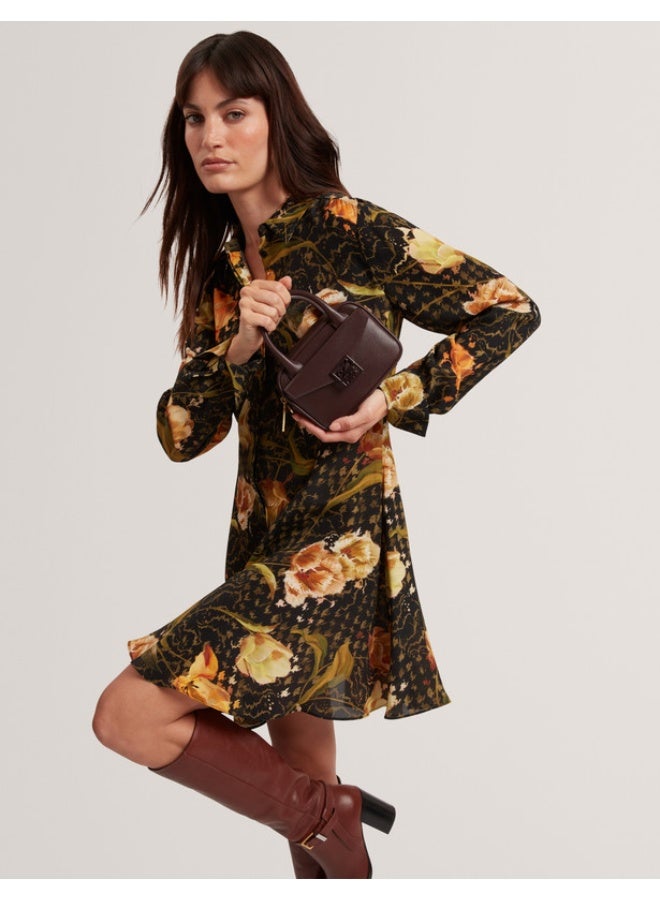 Ted Baker حقيبة كروس بودي جلدية صغيرة من تي بي - Image 2