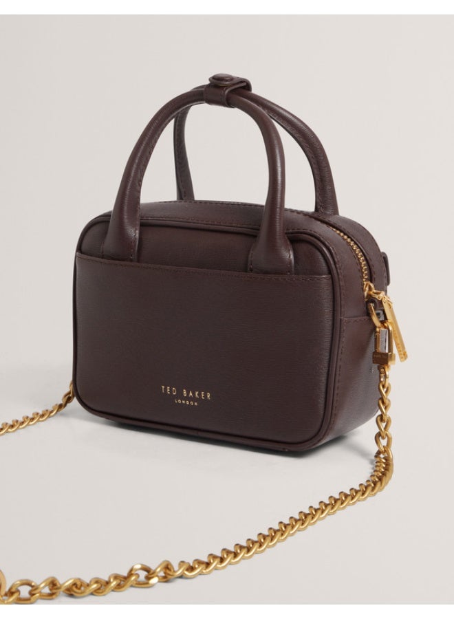 Ted Baker حقيبة كروس بودي جلدية صغيرة من تي بي - Image 4