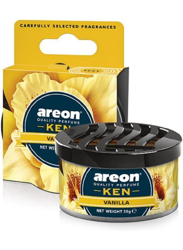 أريون معطر جو للسيارة - رائحة الفانيليا السوداء، عطر يدوم طويلاً للسيارة والمنزل والمكتب - Image 1