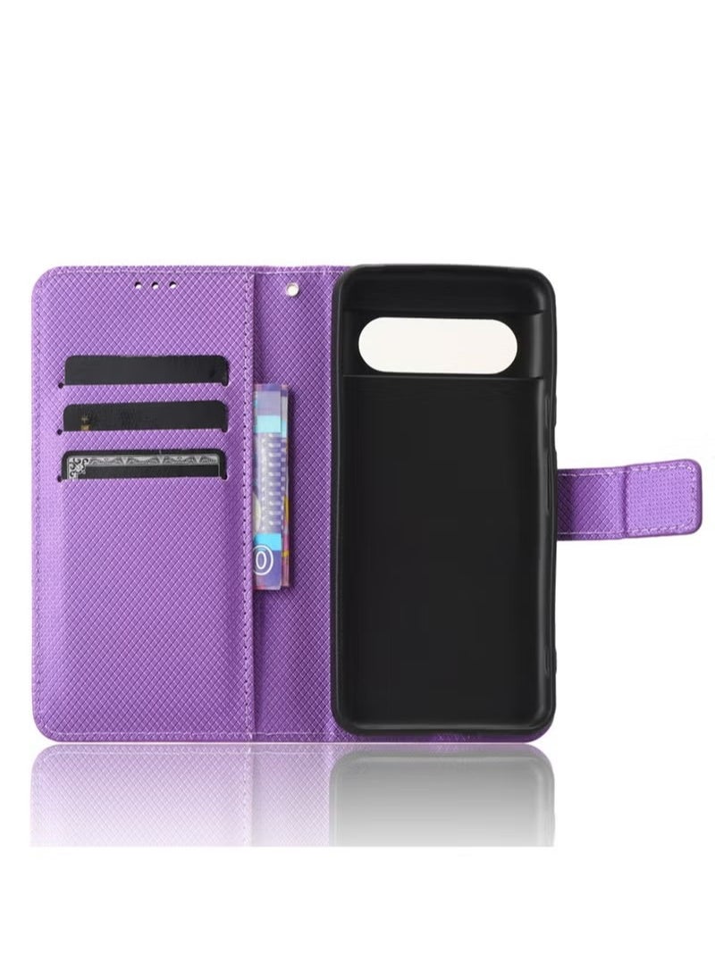 X-level Google Pixel 8 Phone Case Cover with Full Body Camera Len Protector PU Leather Wallet Card Holder Shockproof Protective Back Cover with Release Hand Phone Holder Daily Video Kickstand  - Image 5