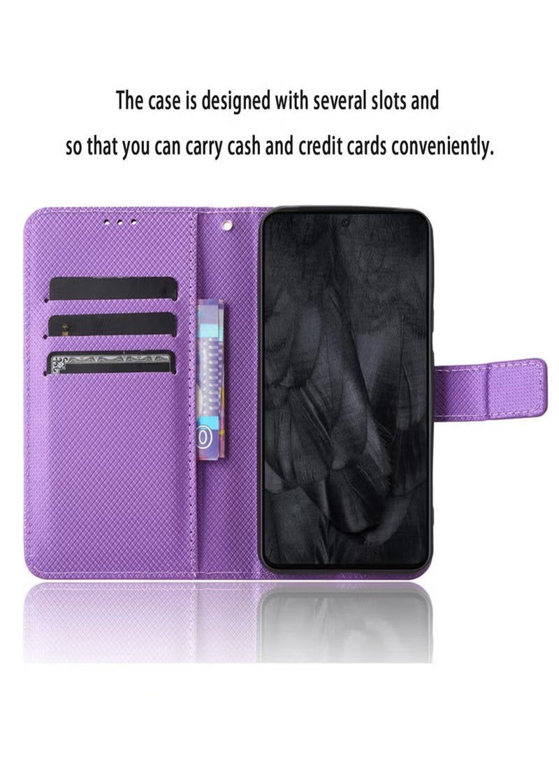 X-level Google Pixel 8 Phone Case Cover with Full Body Camera Len Protector PU Leather Wallet Card Holder Shockproof Protective Back Cover with Release Hand Phone Holder Daily Video Kickstand  - Image 4