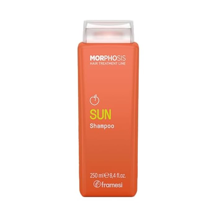 FRAMESI Morphosis SUN Shampoo, Gently Removes Chlorine and Residues of Salt and Sand, Deeply Cleanses and Hydrates Hair and Scalp, Natural Ingredients, Color Safe - Image 1