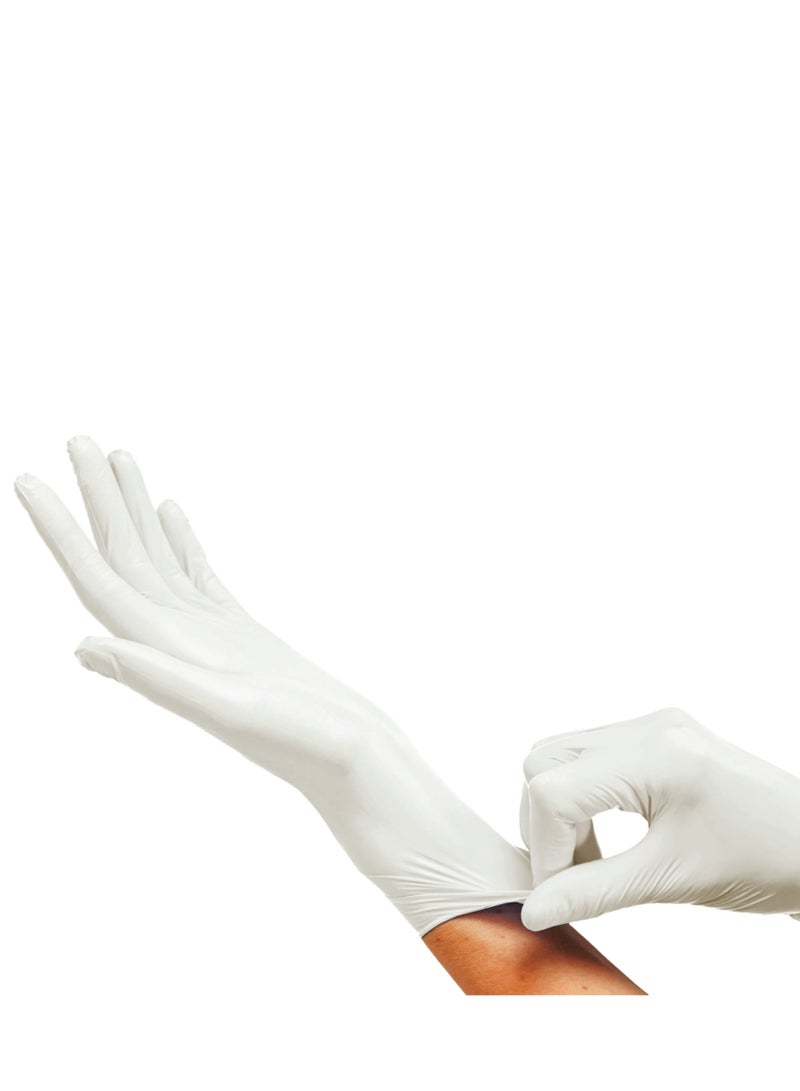 MAXTER Carton 1000 PCS Maxter Latex Powder Free Disposable Gloves Heavy Duty Textured 10x 100 PCS M - Image 2