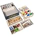 The Broken Token Board Game Organizer Splendor and Cities Expansion Compatible Wood Storage Box with Multiple Trays - Image 2