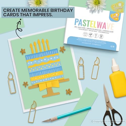 Lakeer A4 Pastel Color Paper- Pastel Green Colour, Pack of 50 Sheets | 150 GSM Thick for Arts and Crafts, Printing, DIY Projects, Etc - Image 5