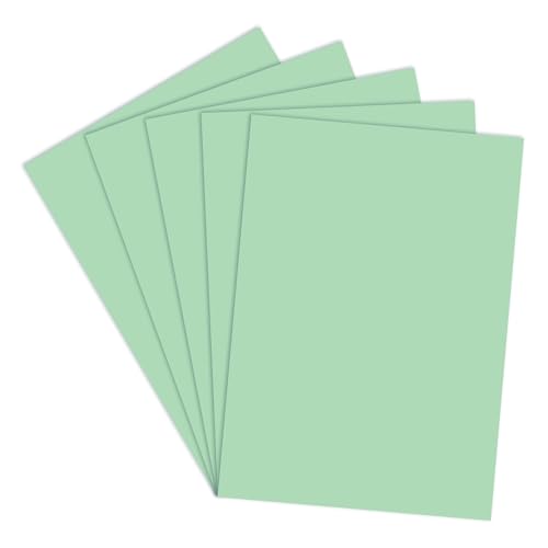 Lakeer A4 Pastel Color Paper- Pastel Green Colour, Pack of 50 Sheets | 150 GSM Thick for Arts and Crafts, Printing, DIY Projects, Etc - Image 1