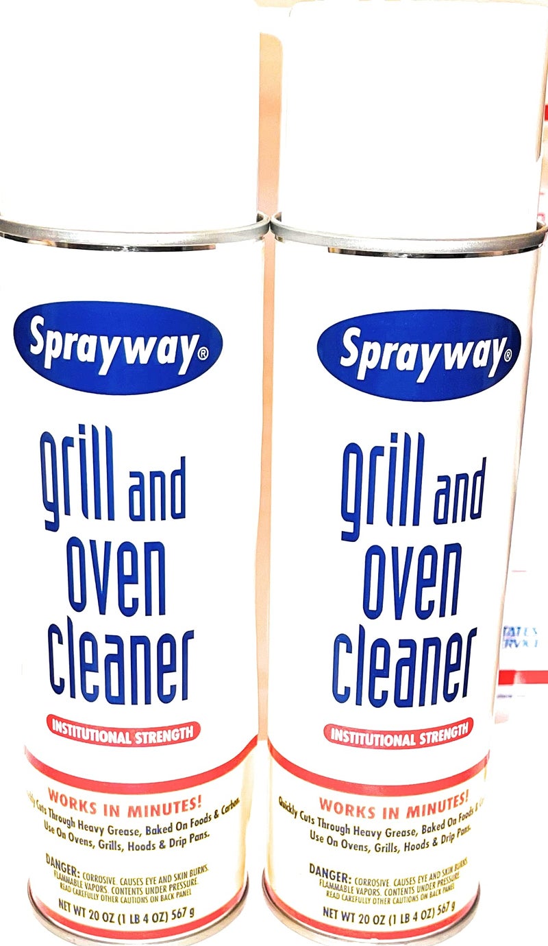 Sprayway Heavy-Duty Oven & Grill Cleaner, Removes Oil & Grease, 20 Oz, 20 Ounce(Pack of Two) - Image 1