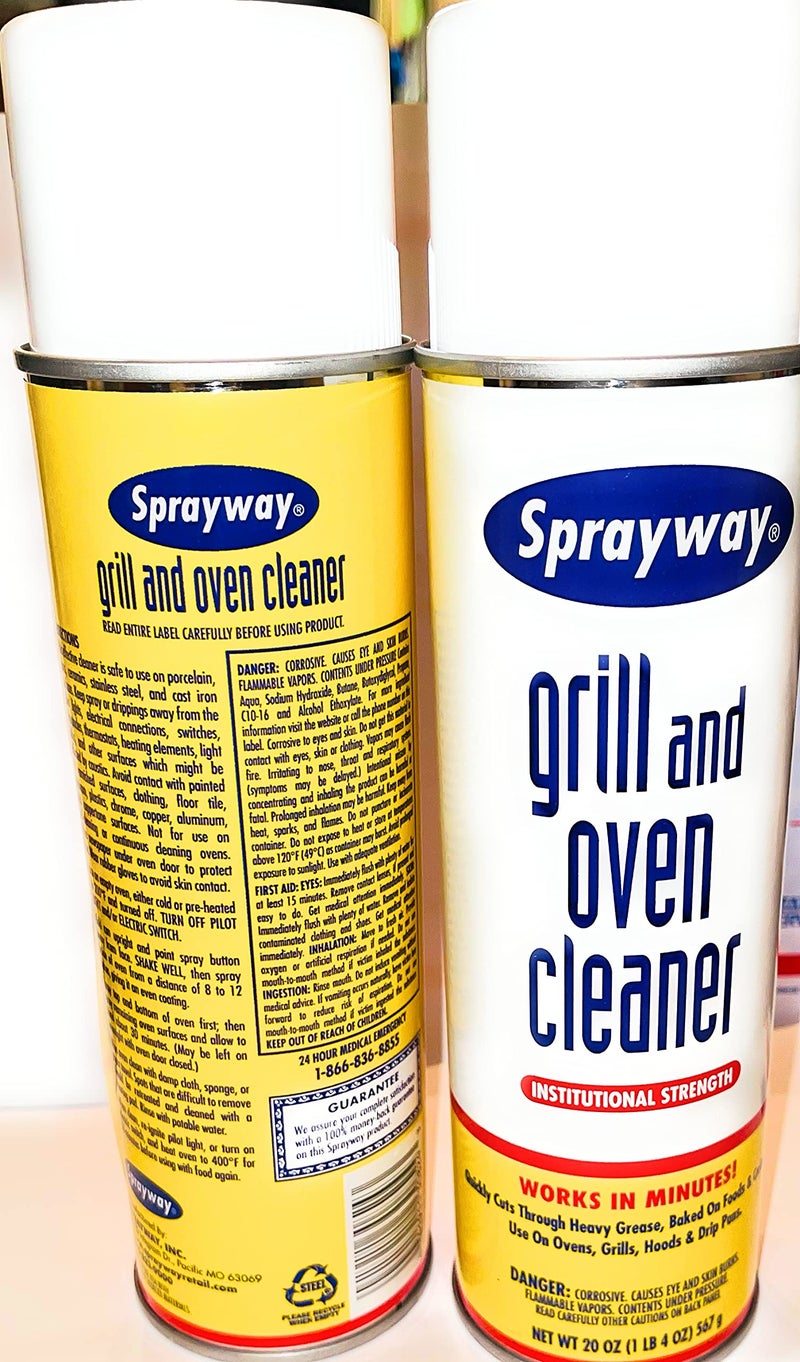Sprayway Heavy-Duty Oven & Grill Cleaner, Removes Oil & Grease, 20 Oz, 20 Ounce(Pack of Two) - Image 2