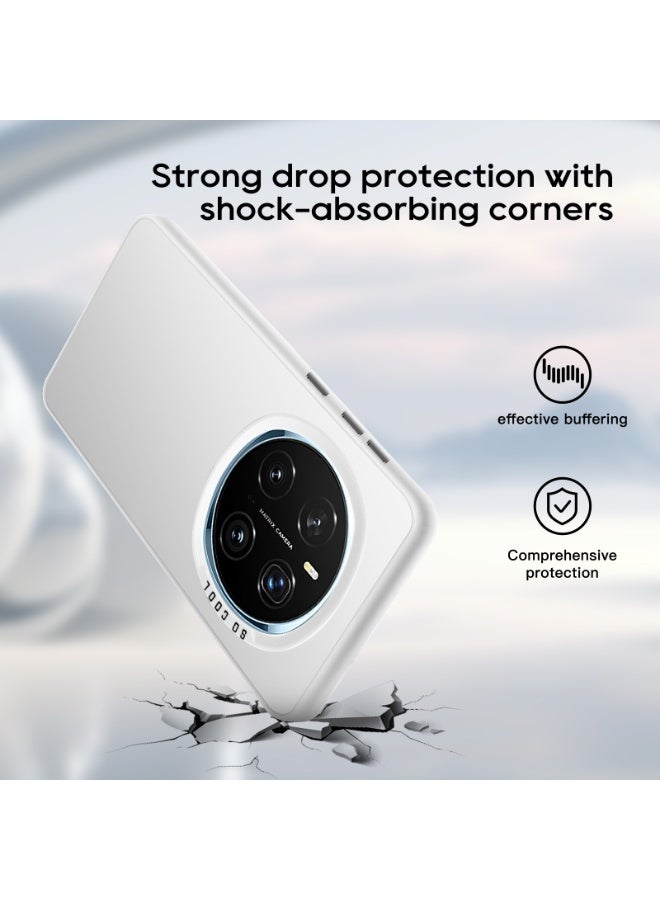 ليوشان جراب هاتف هونر ماجيك 7 برو، جراب هاتف نحيف من مادة TPU، جراب واقٍ كامل مقاوم للصدمات بزاوية 360 درجة لهاتف هونر ماجيك 7 برو. - Image 5