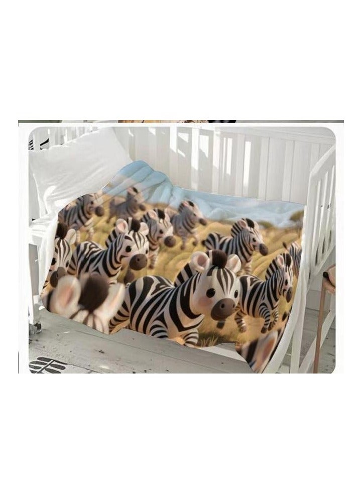 عام بطانية رقيقة من الفانيلا (دافئة ومريحة، ومناسبة للنوم واستخدام الألعاب وإزالة الغبار ومقاومة للرمل) 150 سم * 200 سم - 1153 - Image 1