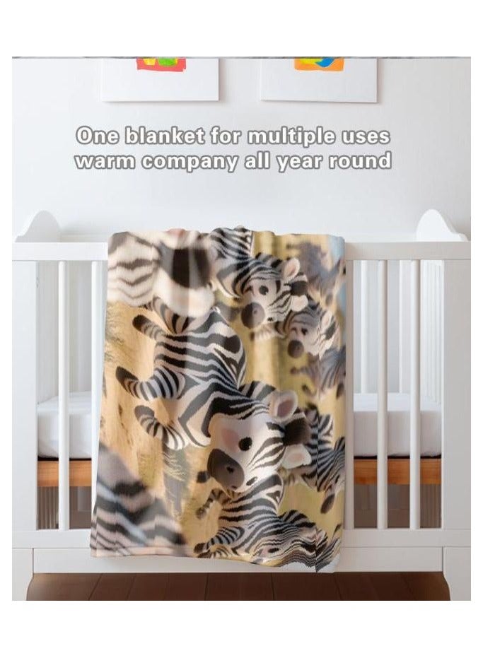 عام بطانية رقيقة من الفانيلا (دافئة ومريحة، ومناسبة للنوم واستخدام الألعاب وإزالة الغبار ومقاومة للرمل) 150 سم * 200 سم - 1153 - Image 5