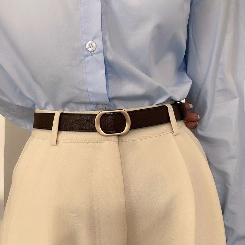 Women's PU Belt No-Hole Design - Image 2