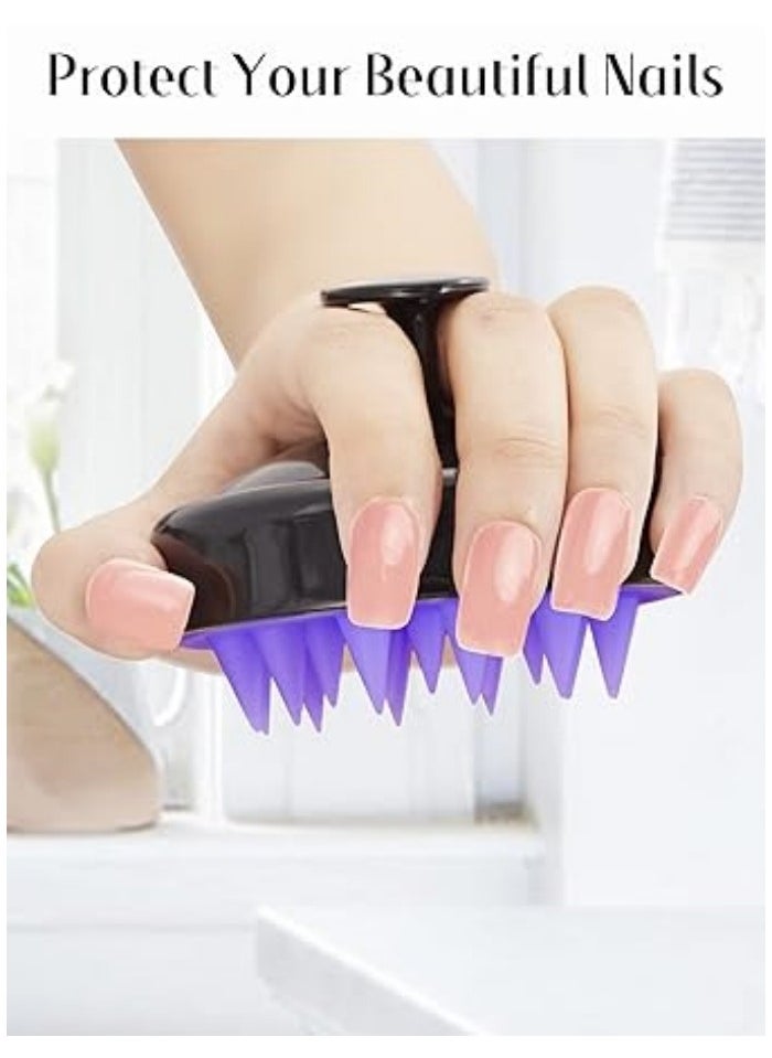Generic Shampoo Scalp Brush Massager Hair Growth, Scalp Scrubber with Soft Silicone Bristles for Hair Growth & Dandruff Removal, Hair Brush for Scalp Exfoliator.  - Image 4
