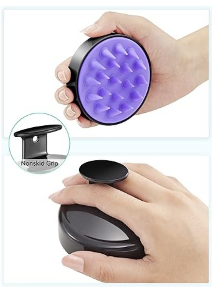 Generic Shampoo Scalp Brush Massager Hair Growth, Scalp Scrubber with Soft Silicone Bristles for Hair Growth & Dandruff Removal, Hair Brush for Scalp Exfoliator.  - Image 2