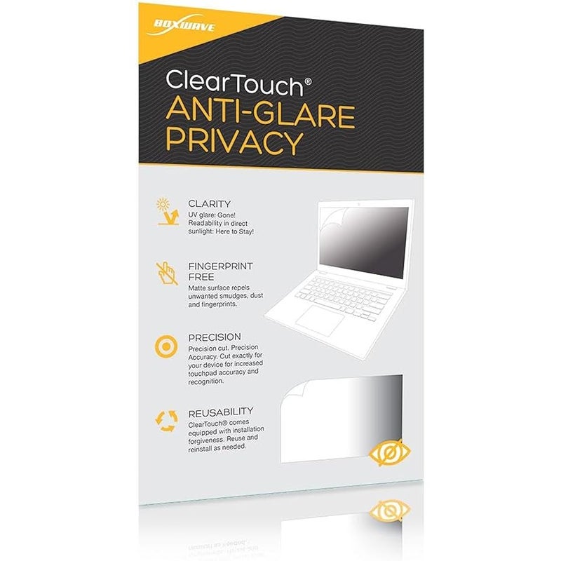 بوكس ويف BoxWave Screen Protector Compatible with Omron Gold Wireless Wrist Blood Pressure Monitor BP4350 - ClearTouch Anti-Glare Privacy (2-Pack), Privacy Screen Protector Flexible Film Anti-Glare - Image 3