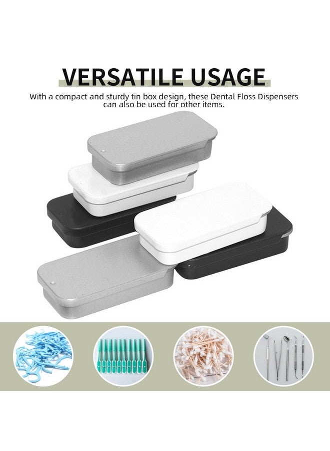 SKYPIA Lip Balm Tins Slide Top Tin Containers For Lip Balm Crafts Storage Kit 0.25Oz 3 Pack (Silver)  - Image 3