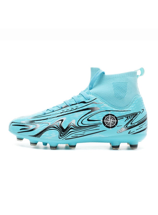 Long Nails moonlight 24 New Spike Football Shoes Children's Leather Foot Sneaker Men's Boots High-top Plus Size Long Shattered Nails