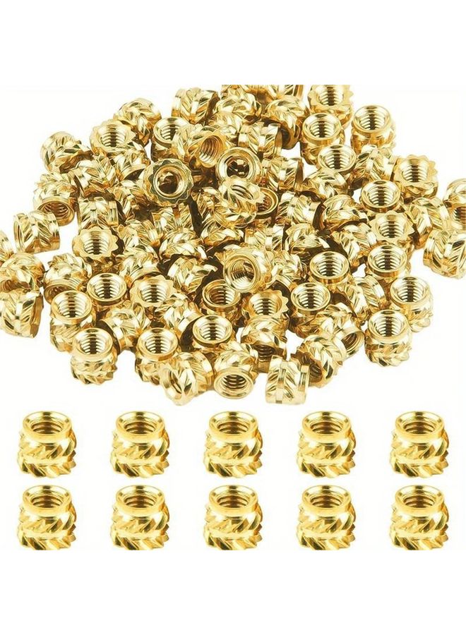 120pcs M3 Threaded Inserts Brass Heat Set Metric Knurled Nuts for Plastic 3D Printing - Image 5
