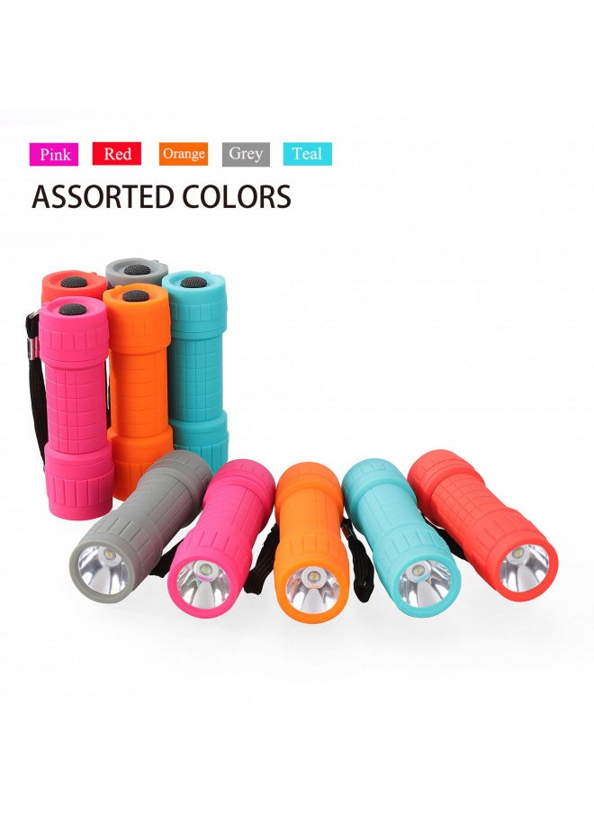 FASTPRO FASTPRO 10-Pack, Super Bright 100-Lumen (1W) LED Mini Flashlight Set, AAA Dry Batteries are Included and Pre-Installed  - Image 2