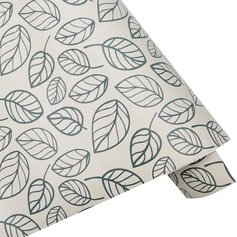 Yifely Leaf Shelving Paper Decorative SelfAdhesive Shelf Liner Dresser Drawer Locker Sticker 177 Inch by 98 Feet