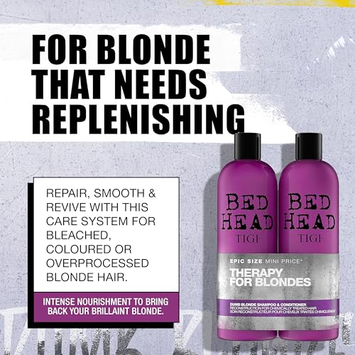 TIGI Bed Head by TIGI Dumb Blonde Shampoo and Conditioner for Blonde Hair 25.36 fl oz 2 count - Image 2