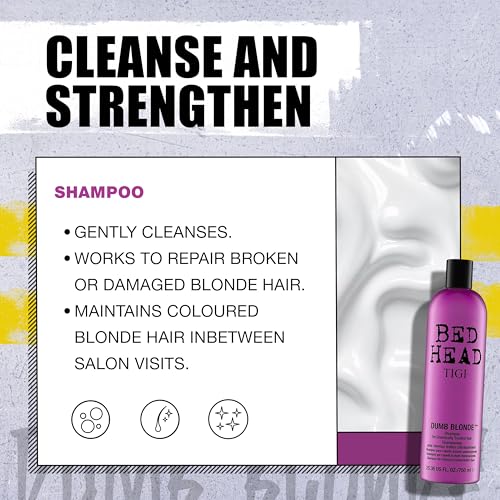 TIGI Bed Head by TIGI Dumb Blonde Shampoo and Conditioner for Blonde Hair 25.36 fl oz 2 count - Image 4