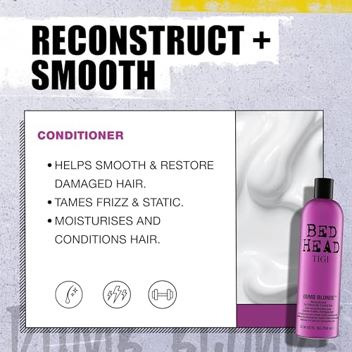 TIGI Bed Head by TIGI Dumb Blonde Shampoo and Conditioner for Blonde Hair 25.36 fl oz 2 count - Image 5