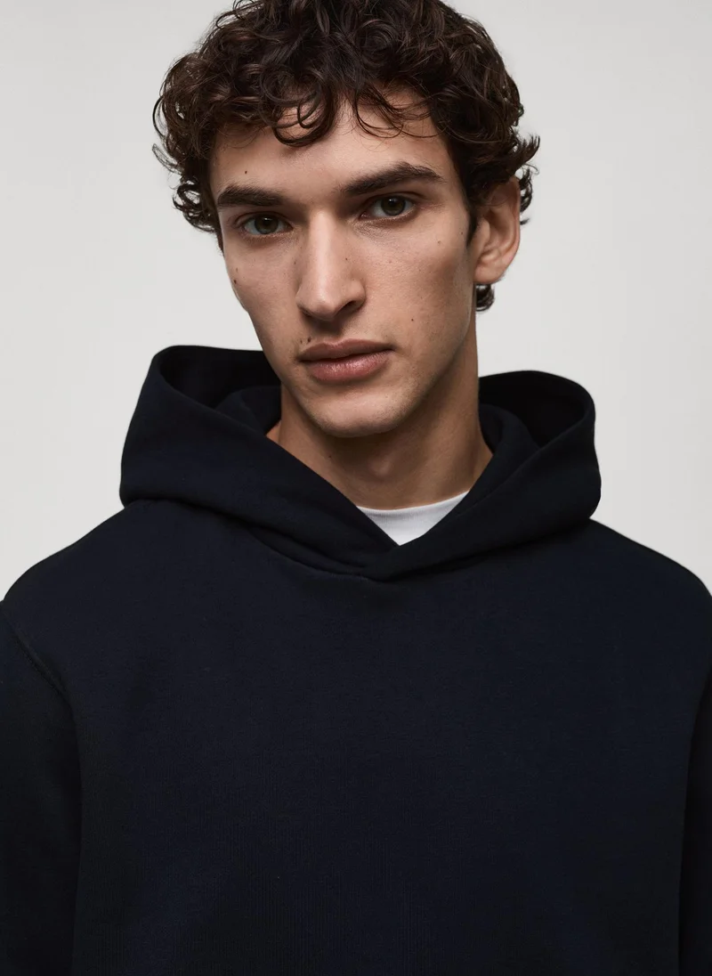 Mango Man Regular-Fit Hooded Sweatshirt