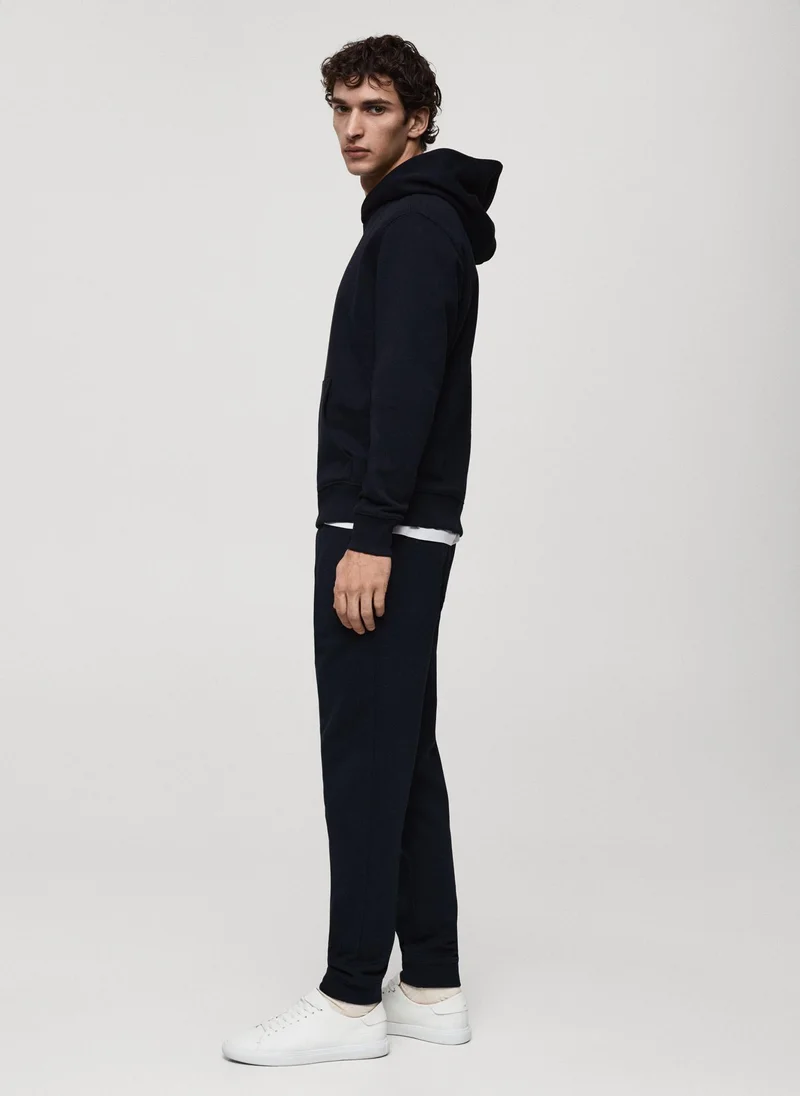 Mango Man Regular-Fit Hooded Sweatshirt