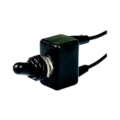 BEP 1002016 SPST PVC Coated Toggle Switch With Wire Leads - Off/On - Image 1