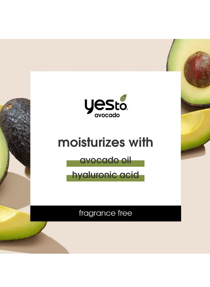Yes To Yes To Avocado Fragrance Free Daily Cream Cleanser Bundle, Hydrating Face Wash, With Hyaluronic Acid & Glycerin, Natural Vegan & Cruelty Free, 1 Full 4 Fl Oz & 1 Travel 1 Fl Oz, 2 Piece Assortment  - Image 2
