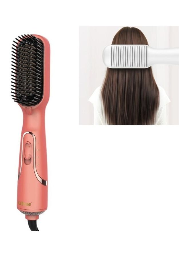 NIBEMINENT Multifunctional Hot Air Comb Orange/Black - Image 1