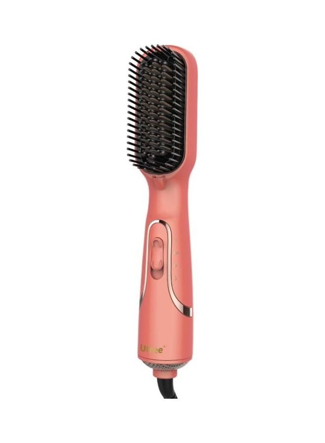 NIBEMINENT Multifunctional Hot Air Comb Orange/Black - Image 2