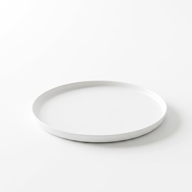 Cuisine Art EFE 8-Inch Bone China Side Plate - Premium White Dessert & Snack Plate, Chip-Resistant Small Plate for Starters, Salad, Snacks & Daily Use, Elegant Tableware for Home & Restaurants - Image 2