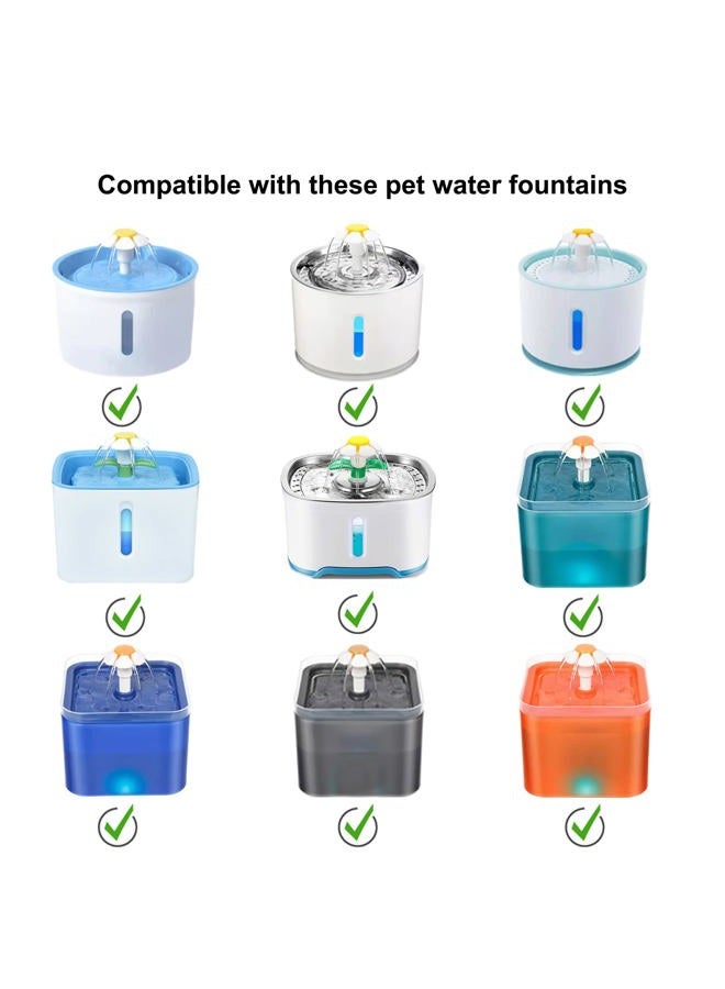 Cirfifth 8/12 Pack Foam Filters for Cat Water Fountain, Sponge Cat Fountain Filters, Pet Fountain Filter Replacement (8 Pack) - Image 2