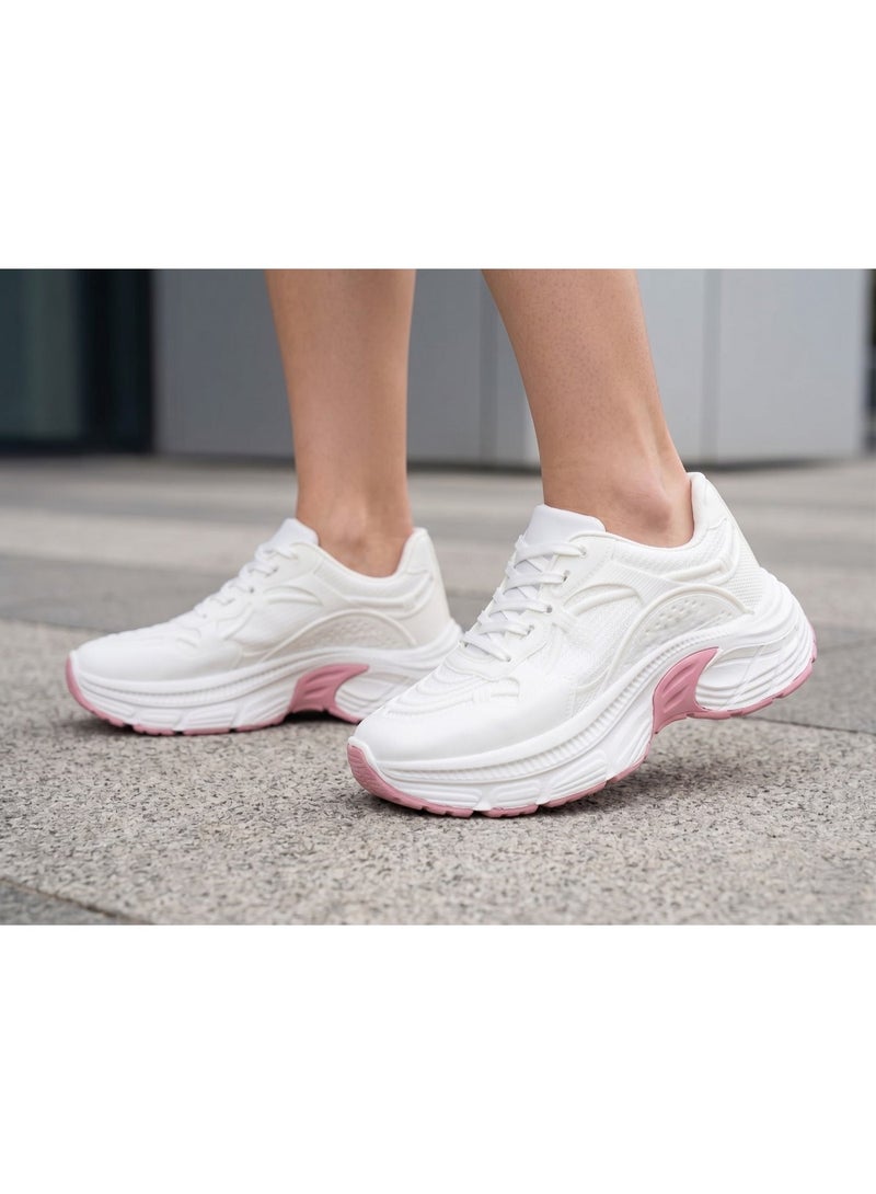 Women's comfortable sneakers – lightweight, modern design, suitable for everyday walking and running, flexible soft sole with a stylish casual look 5002 - Image 2