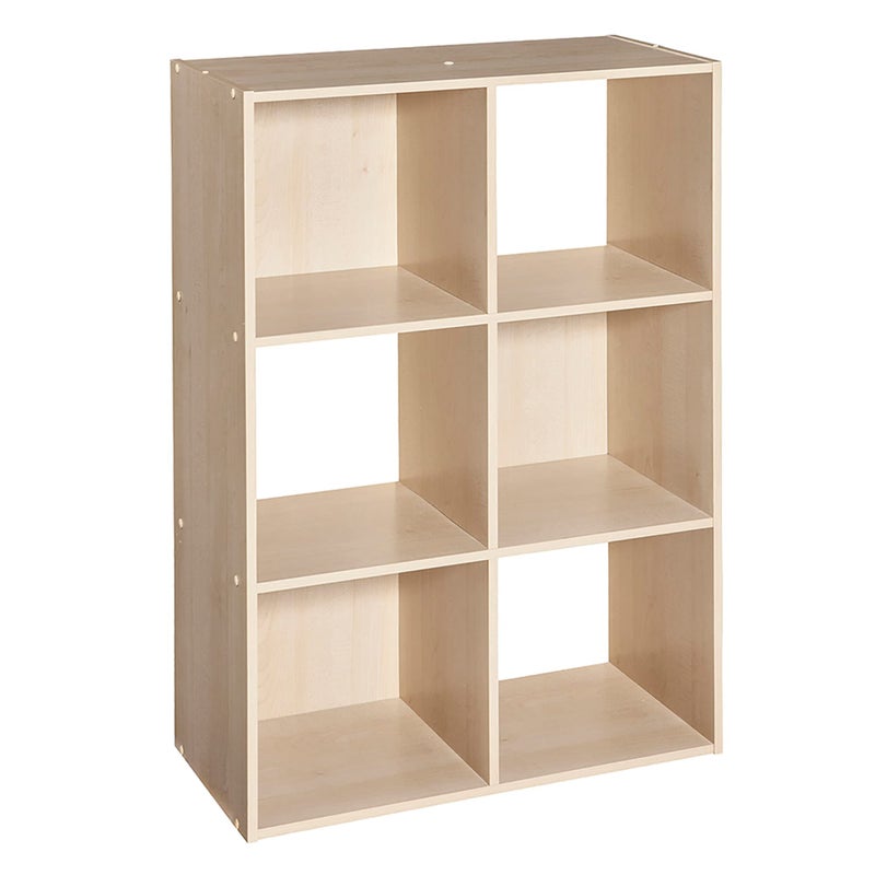 ClosetMaid ClosetMaid 4176 6shelf Cubeicals Organizer 6Cube Birch 
