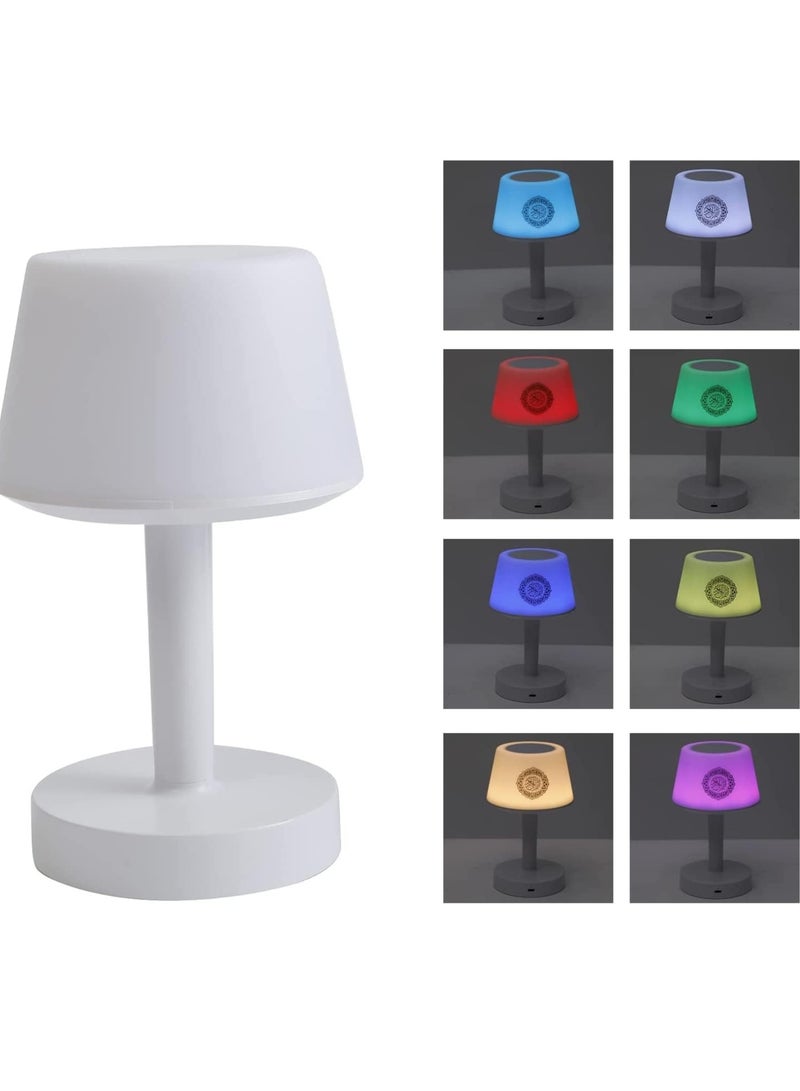 Holy Quran desk lamp with smart LED touch Bluetooth speaker - Image 4